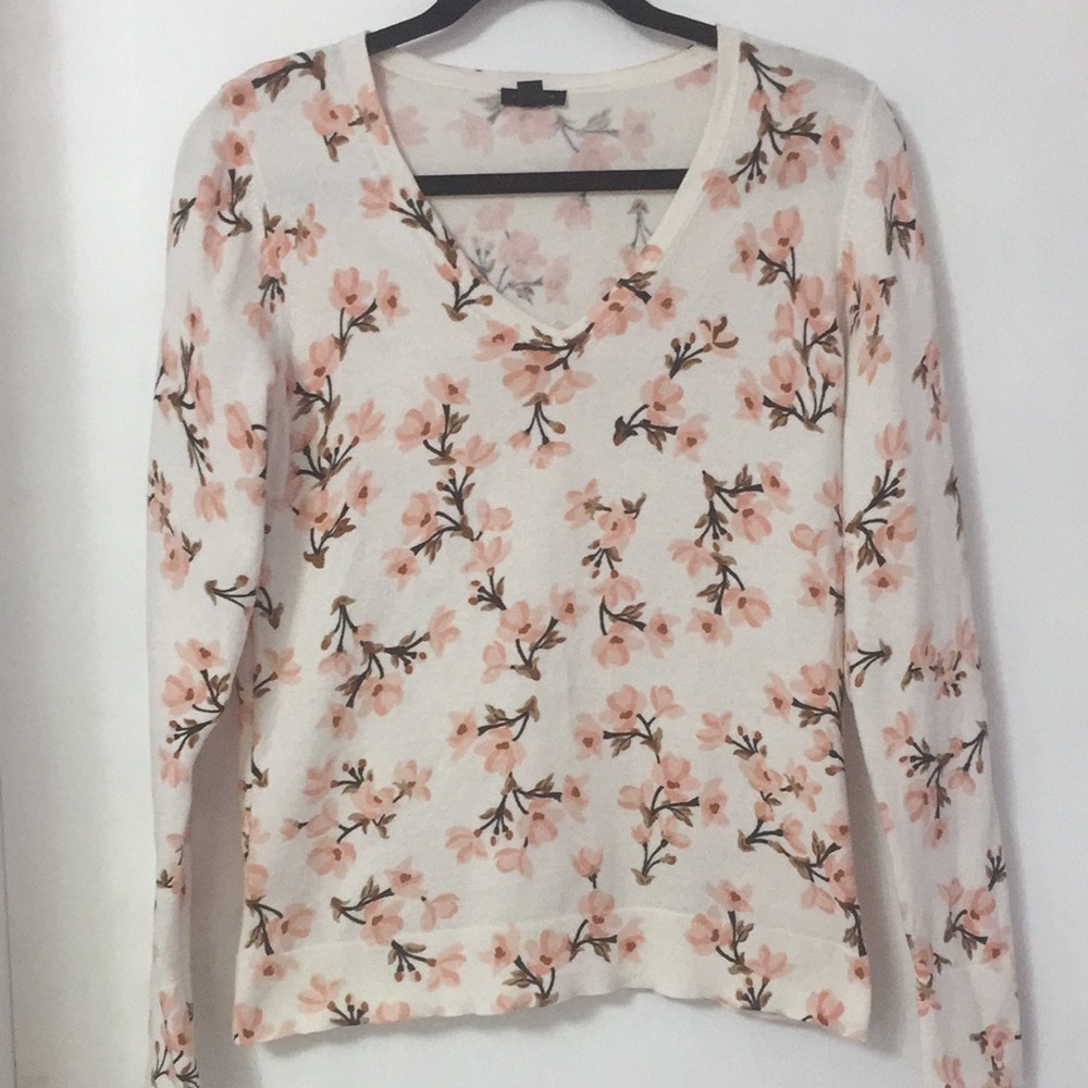 Ann Taylor Factory Floral Sweater 2for$10